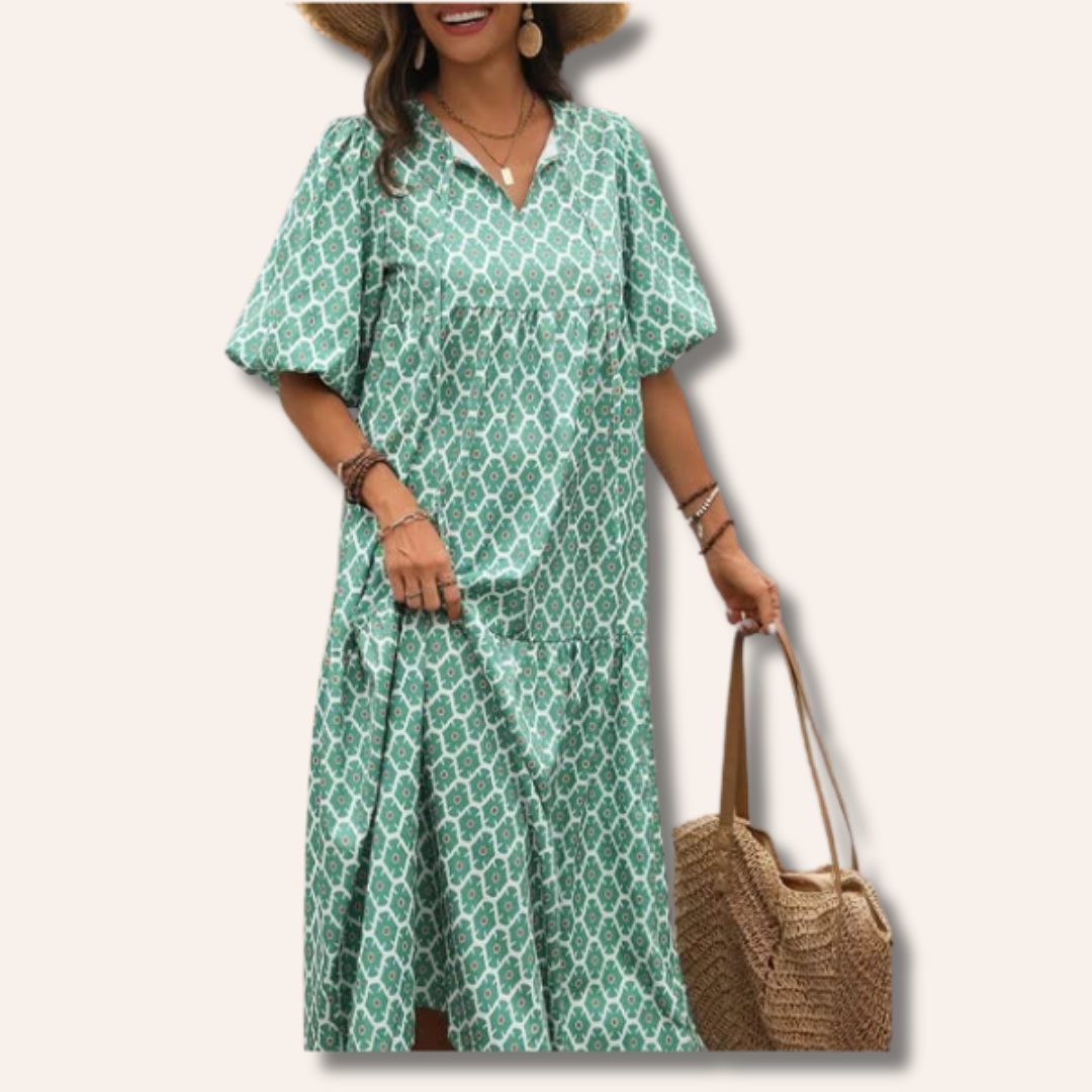 Moore | Graceful Bloom Maxi Dress