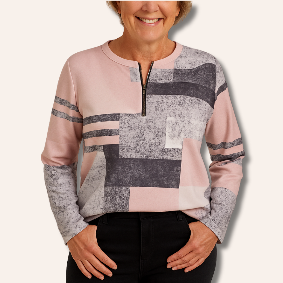 Moore | Elegant Half-Zip Jumper