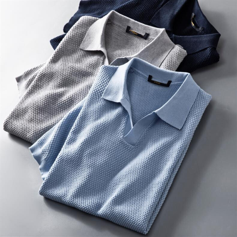 Moore | Timeless Knit Polo Shirt