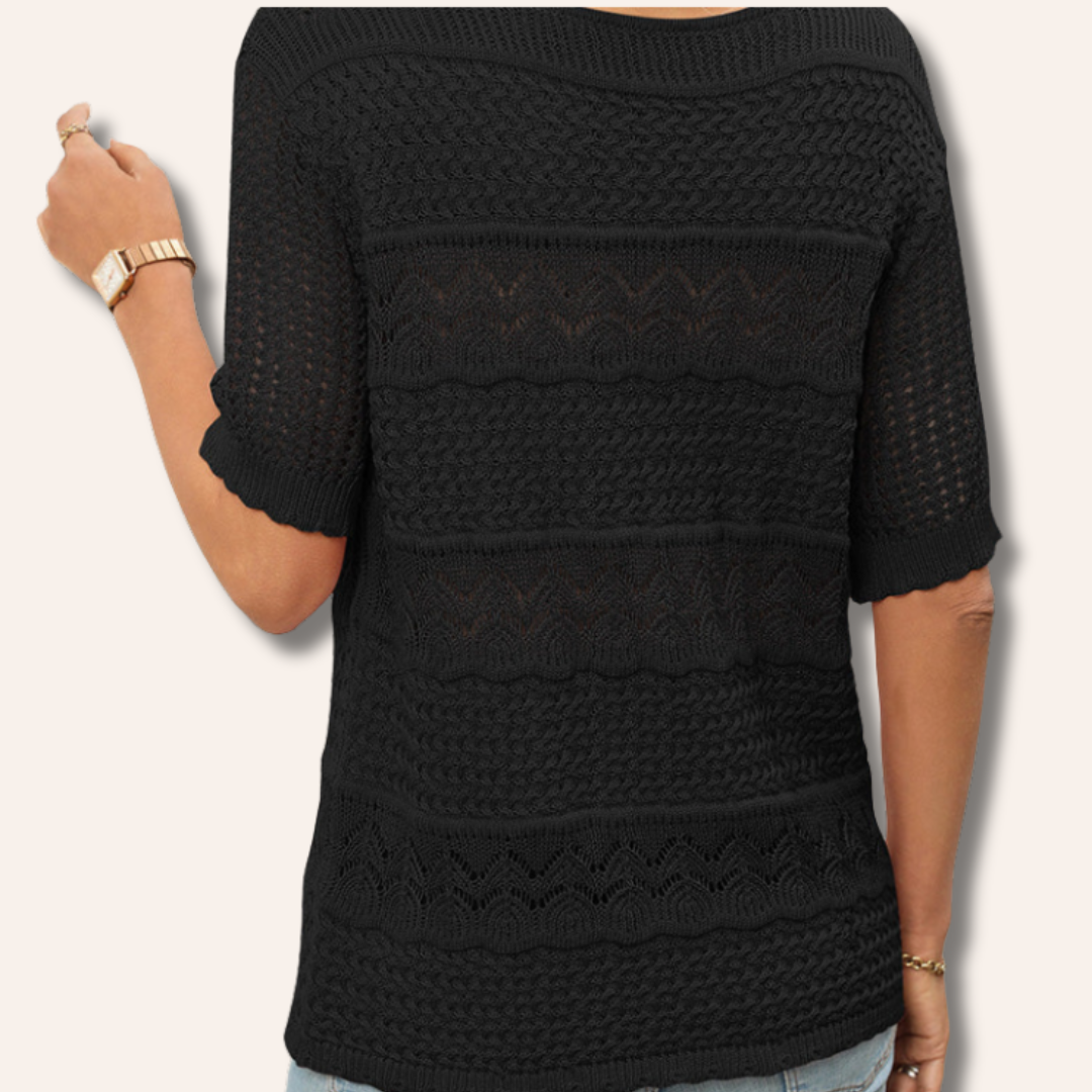 Moore | Knit Crochet Sweater