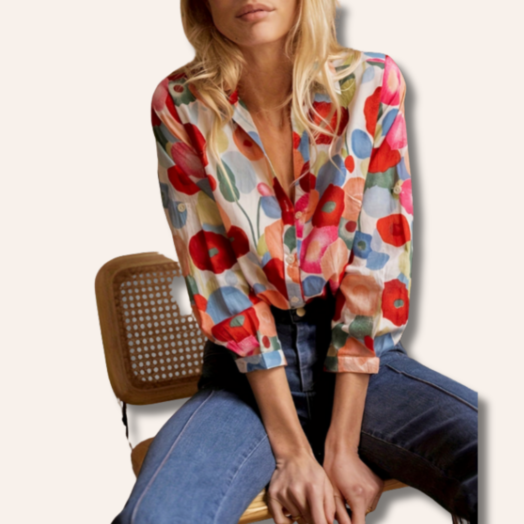 Moore | Blouse With Floral Print