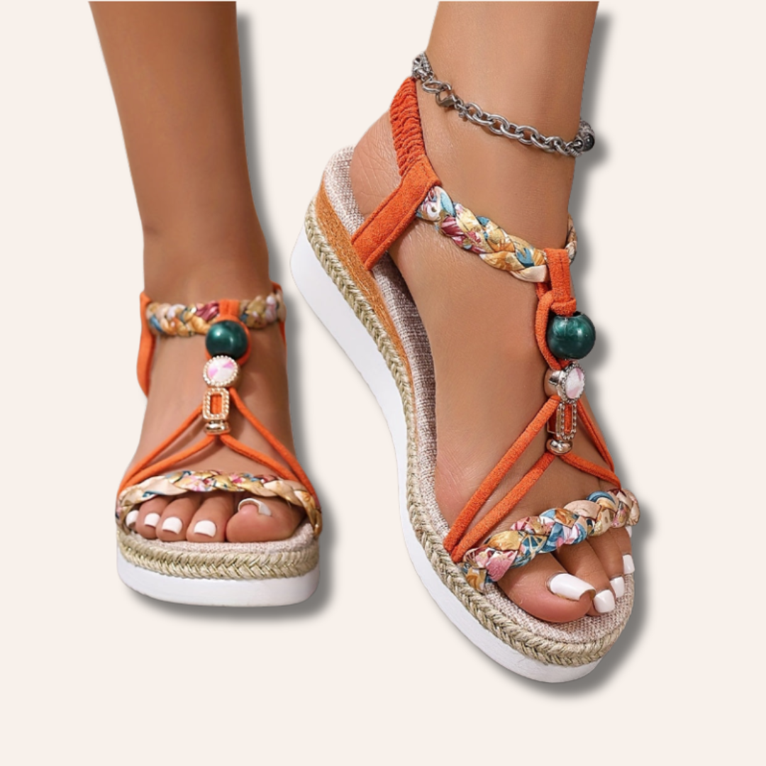 Moore | Sandals with Comfort Wedge Sole