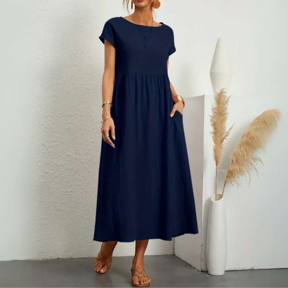Moore | Premium Cotton Midi Dress