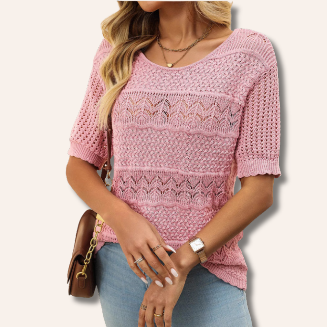 Moore | Knit Crochet Sweater