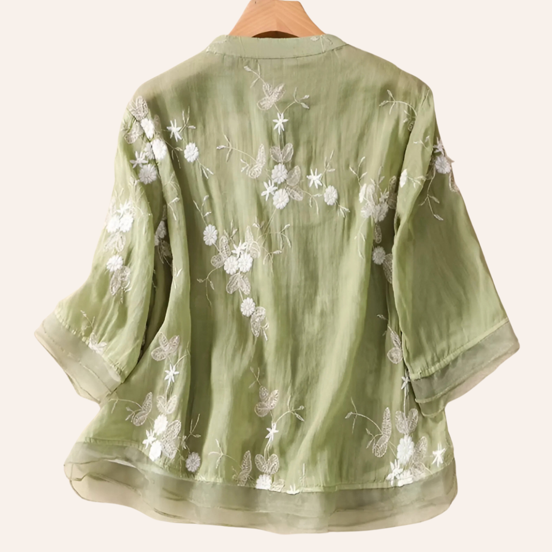 Moore | Embroidered Cotton Top