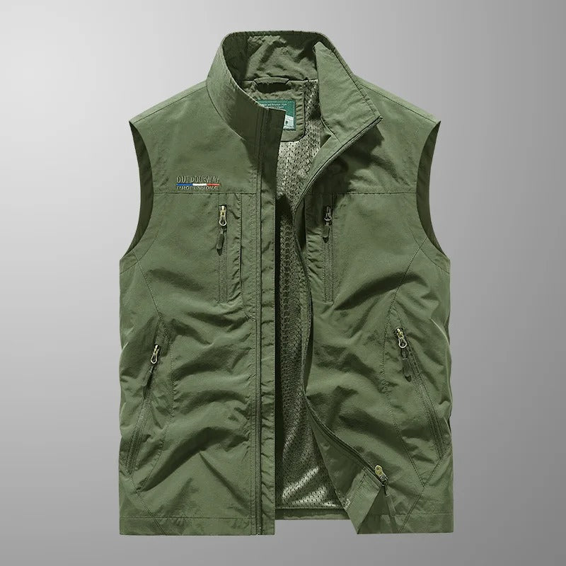 Moore | Multi-Pocket Breathable Outdoor Cargo Gilet