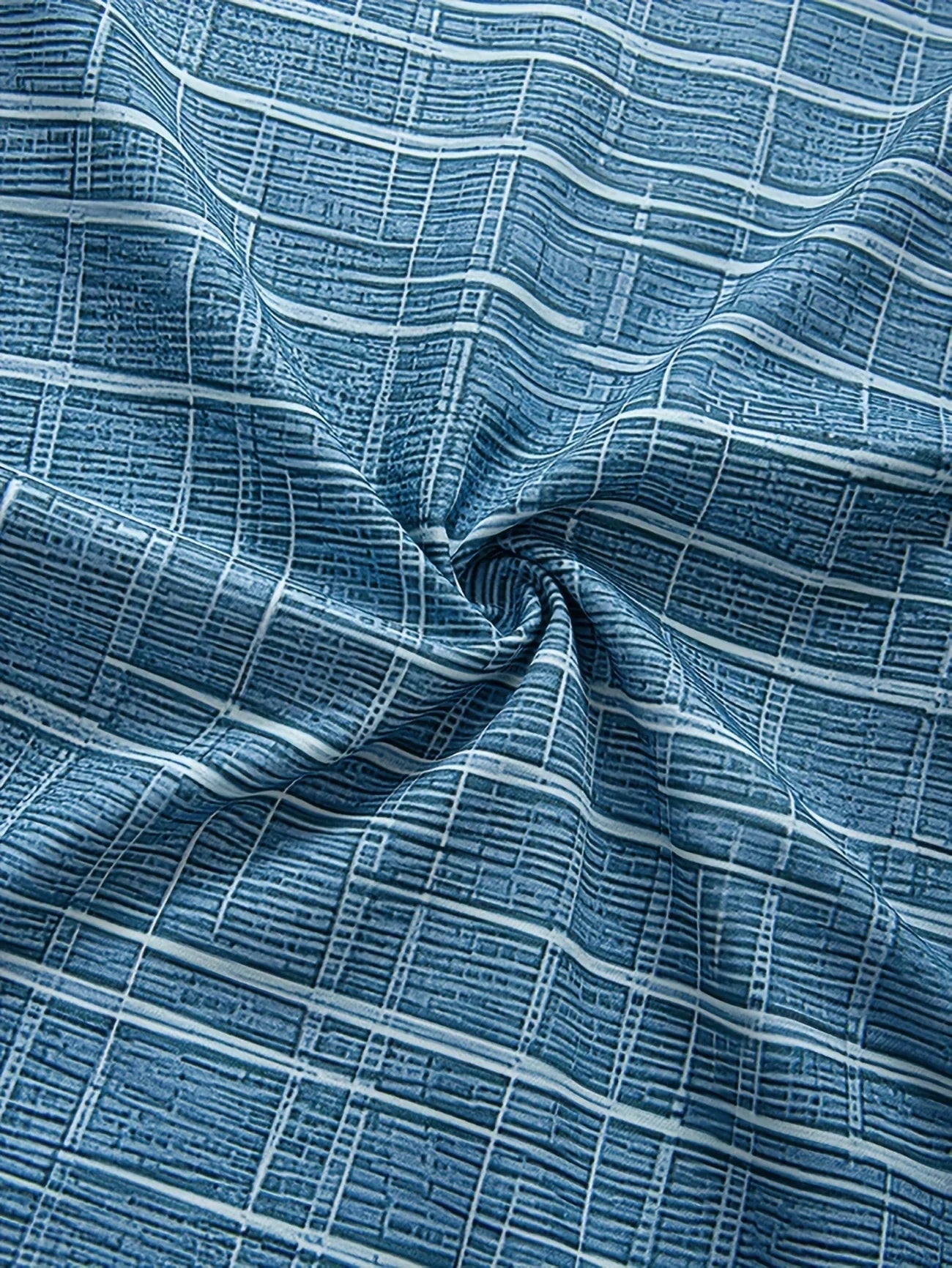 Moore | Elegant Striped and Checked Shirt