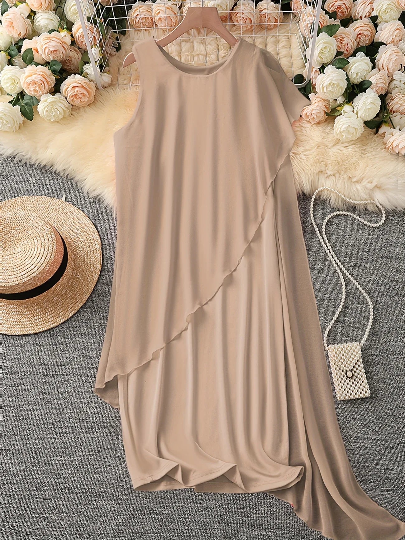 Moore | Sleeveless Elegant Dress
