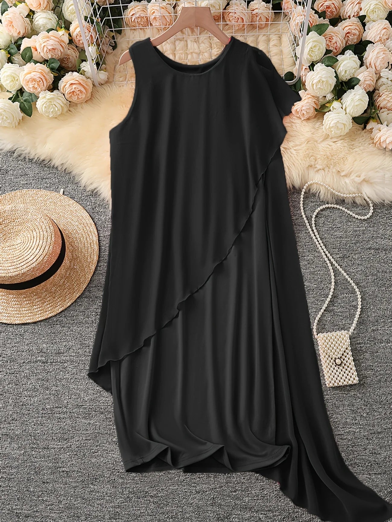 Moore | Sleeveless Elegant Dress