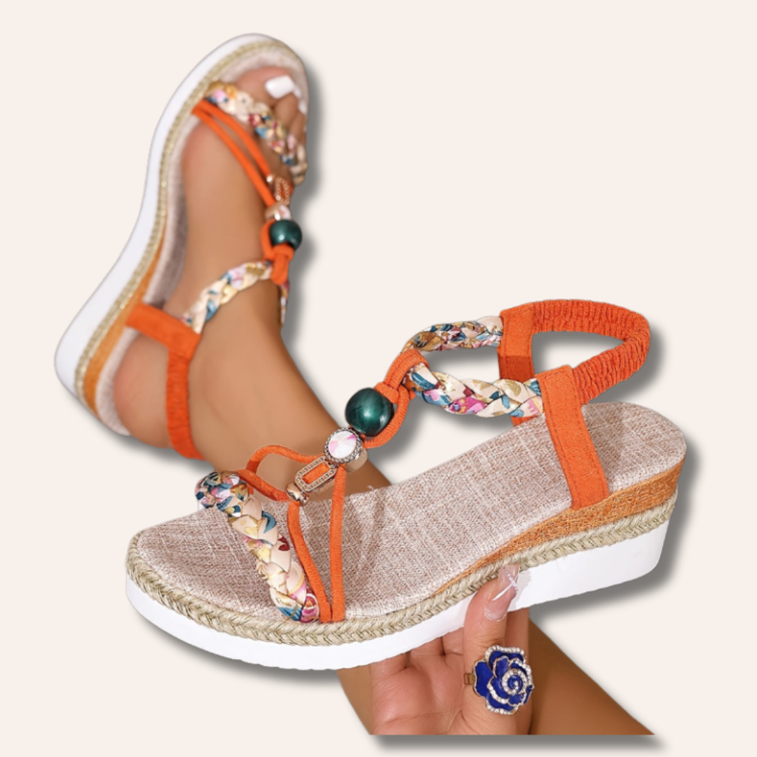 Moore | Sandals with Comfort Wedge Sole