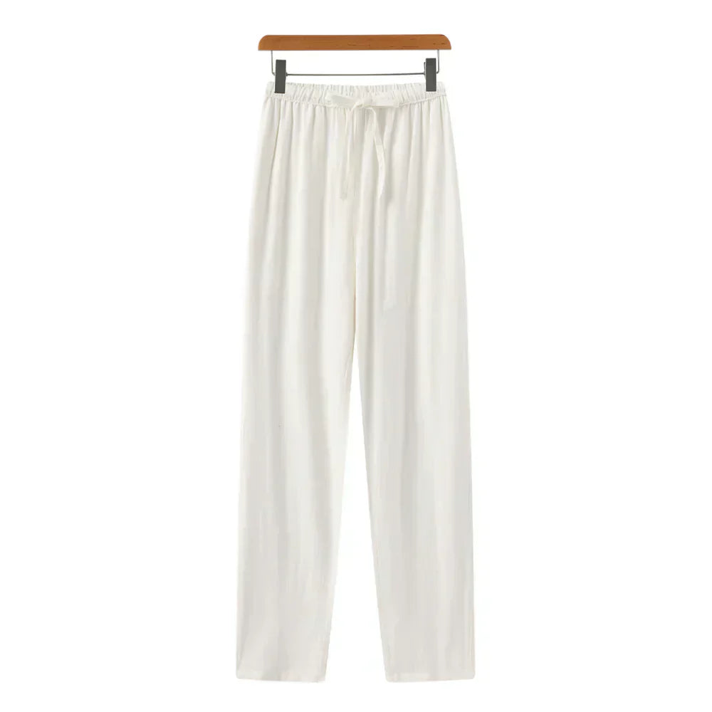 Moore | Slim Linen Pants