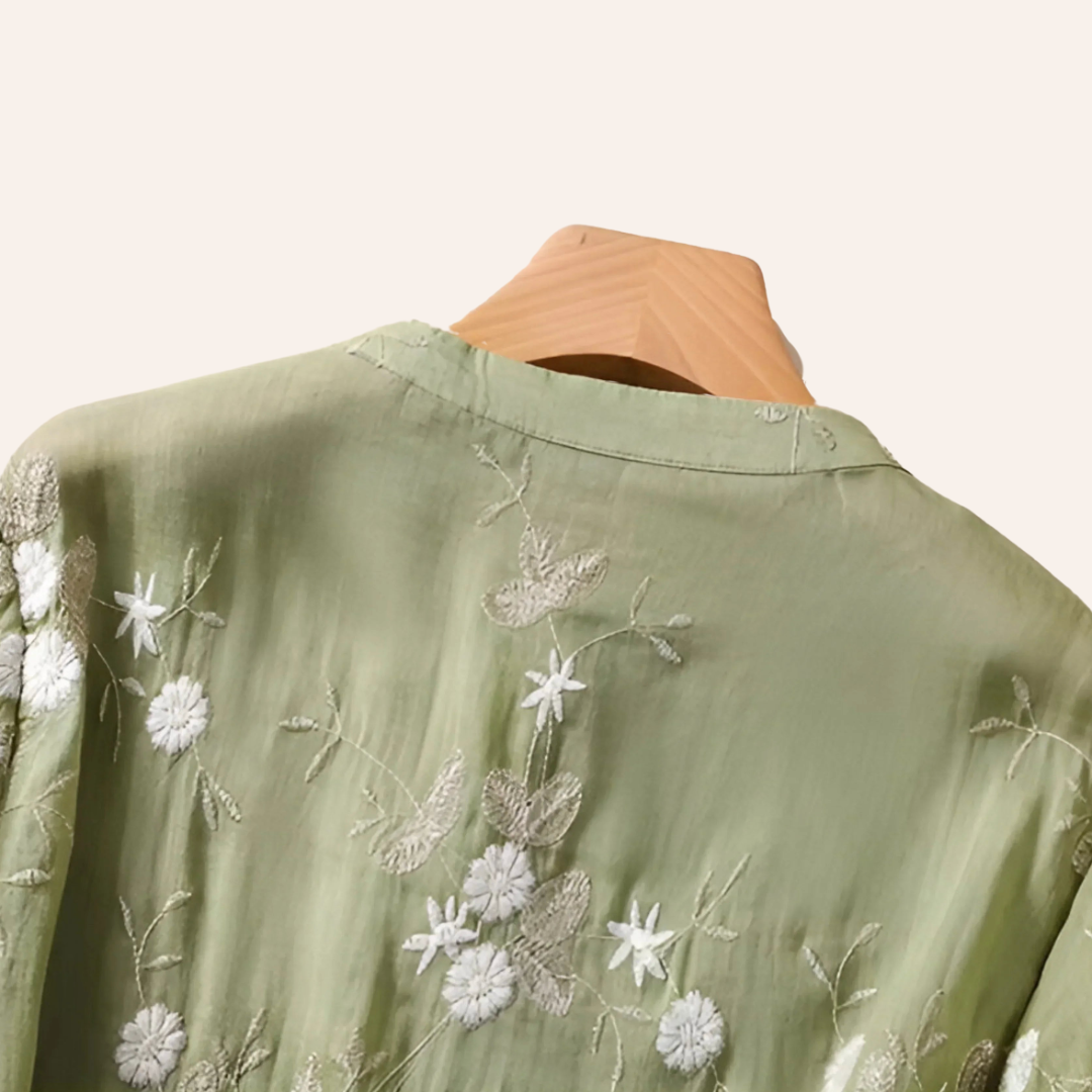 Moore | Embroidered Cotton Top