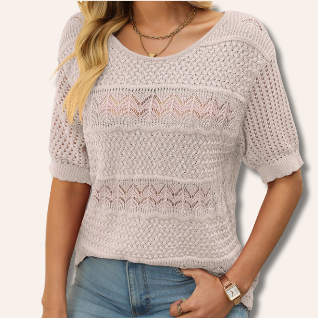 Moore | Knit Crochet Sweater