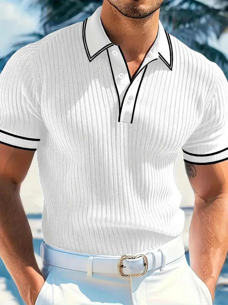 Moore | Elegant Short Sleeve Polo