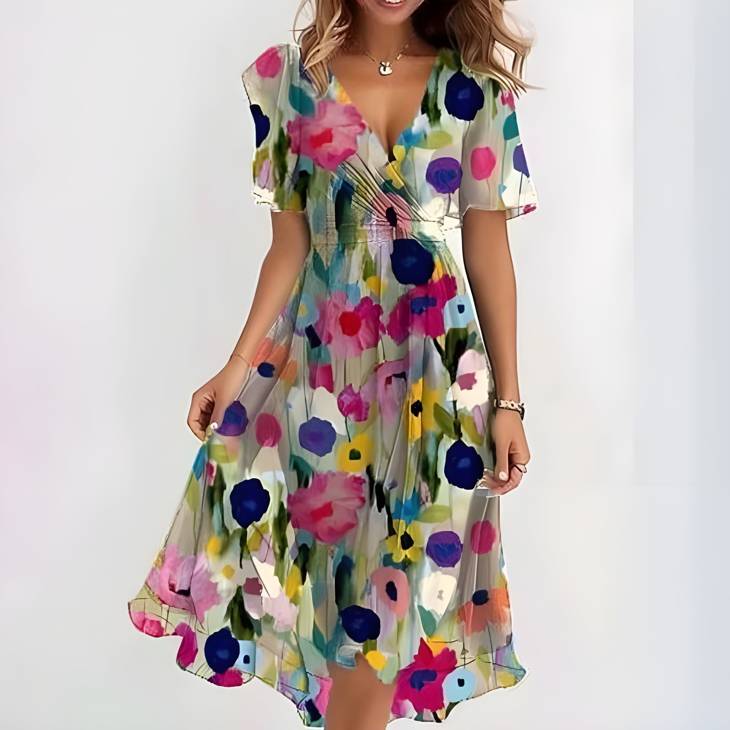 Moore | Colorful Soft Dress