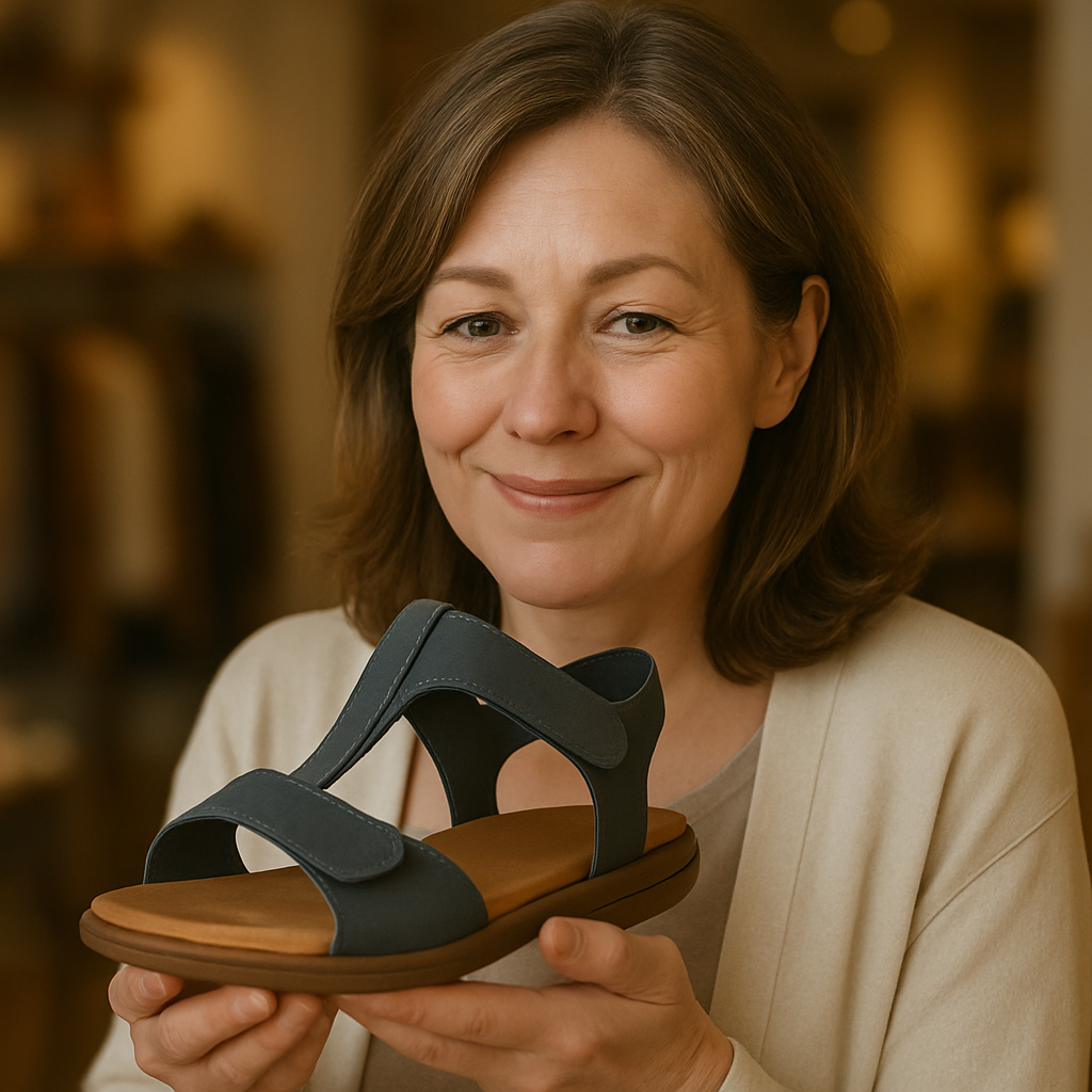 Moore | Ergonomic Velcro Sandals