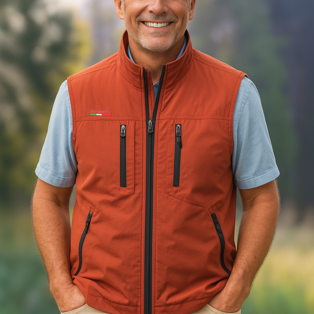 Moore | Multi-Pocket Breathable Outdoor Cargo Gilet