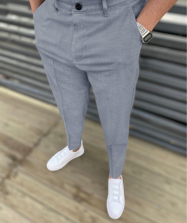 Moore | Slim Fit Casual Pants