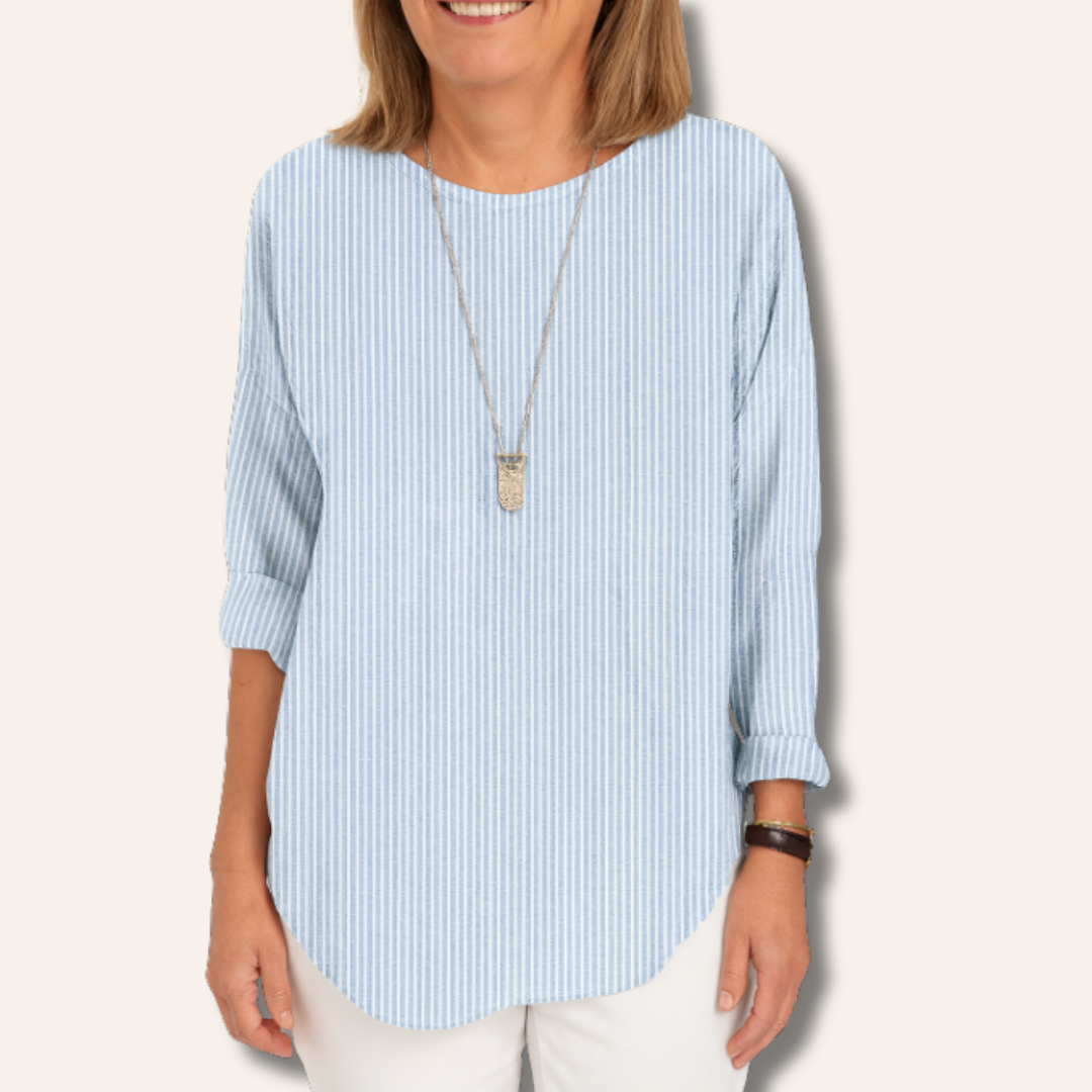 Moore | Trendy Striped Blouse