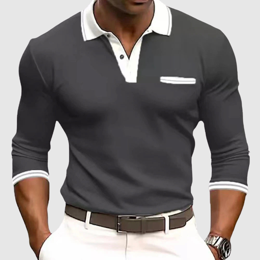 Moore | Shirt with Elegant Contrast Details