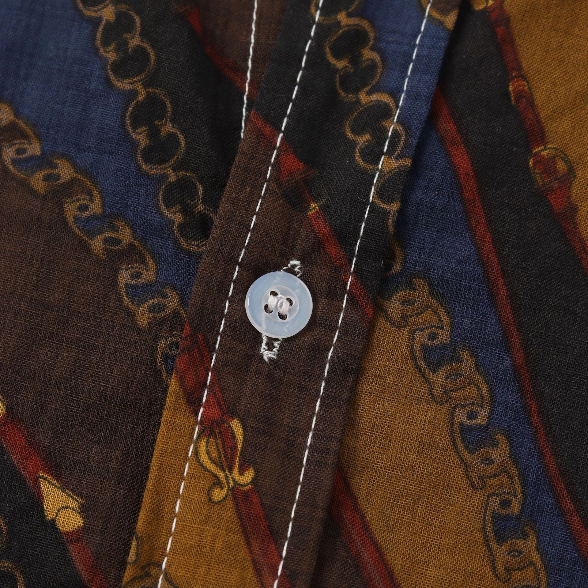 Vintage Waves Button-Up