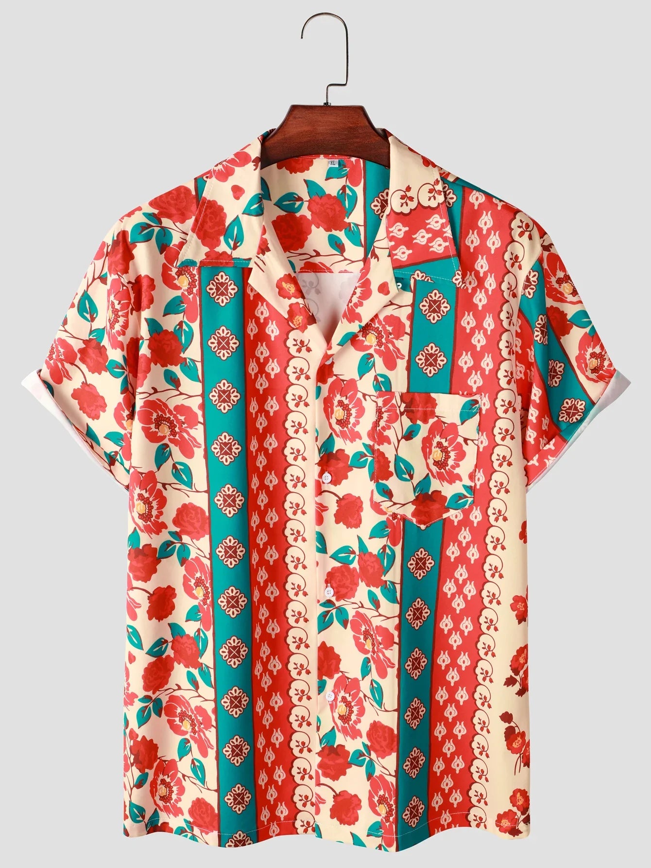 Sunburst Men's Button-Up Shirt