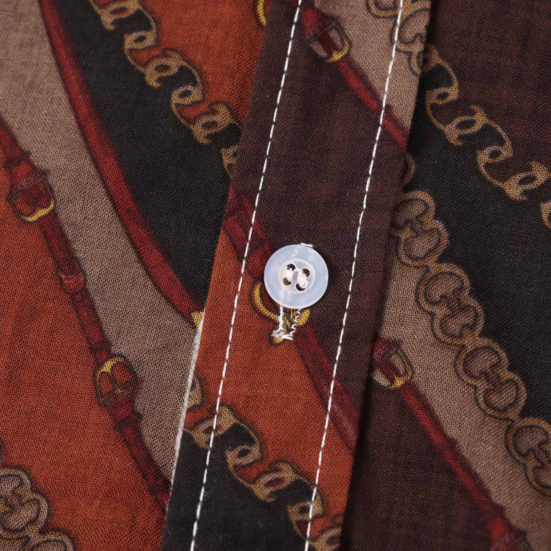 Vintage Waves Button-Up