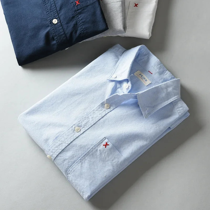 Campbell Cotton Button-Up Shirt