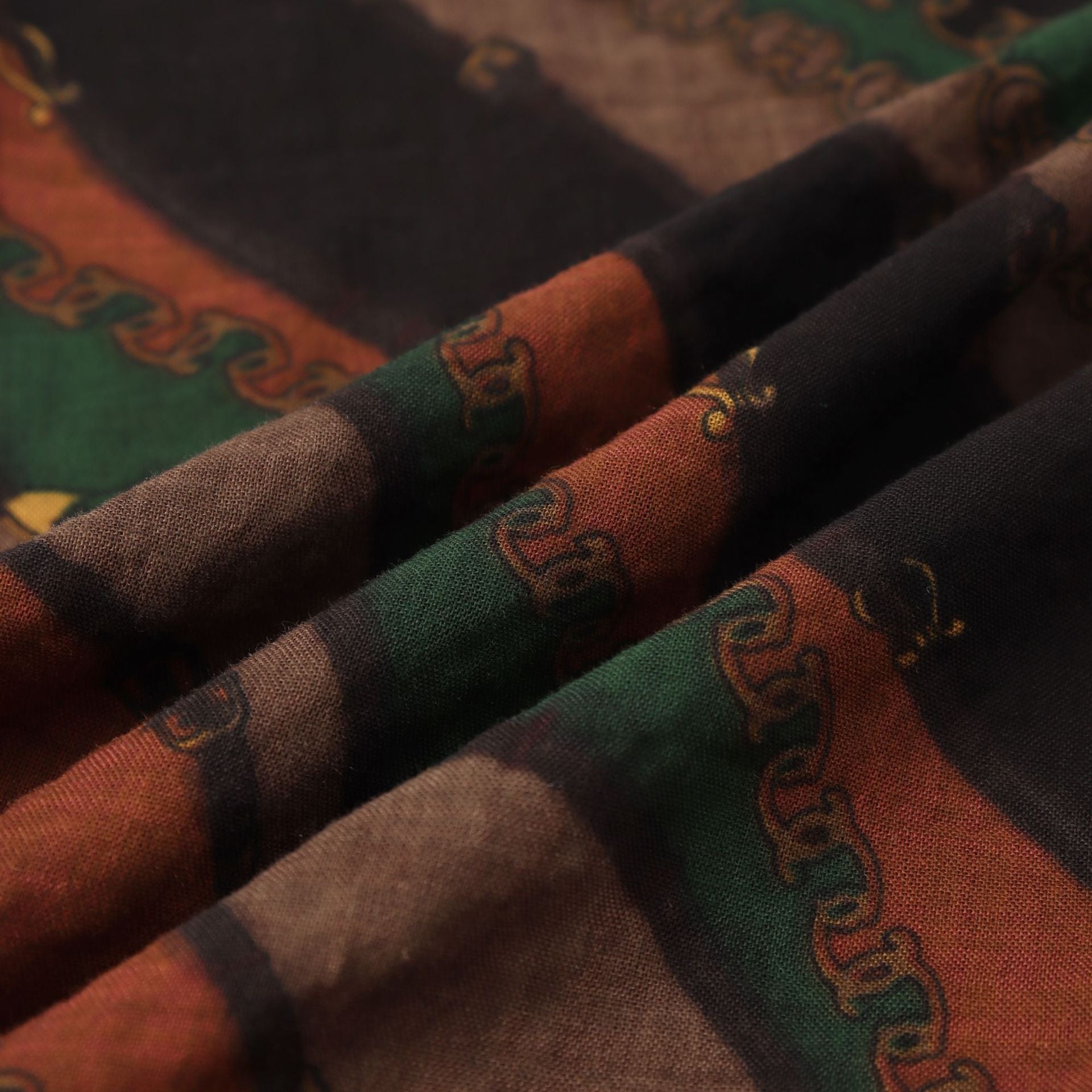 Vintage Waves Button-Up