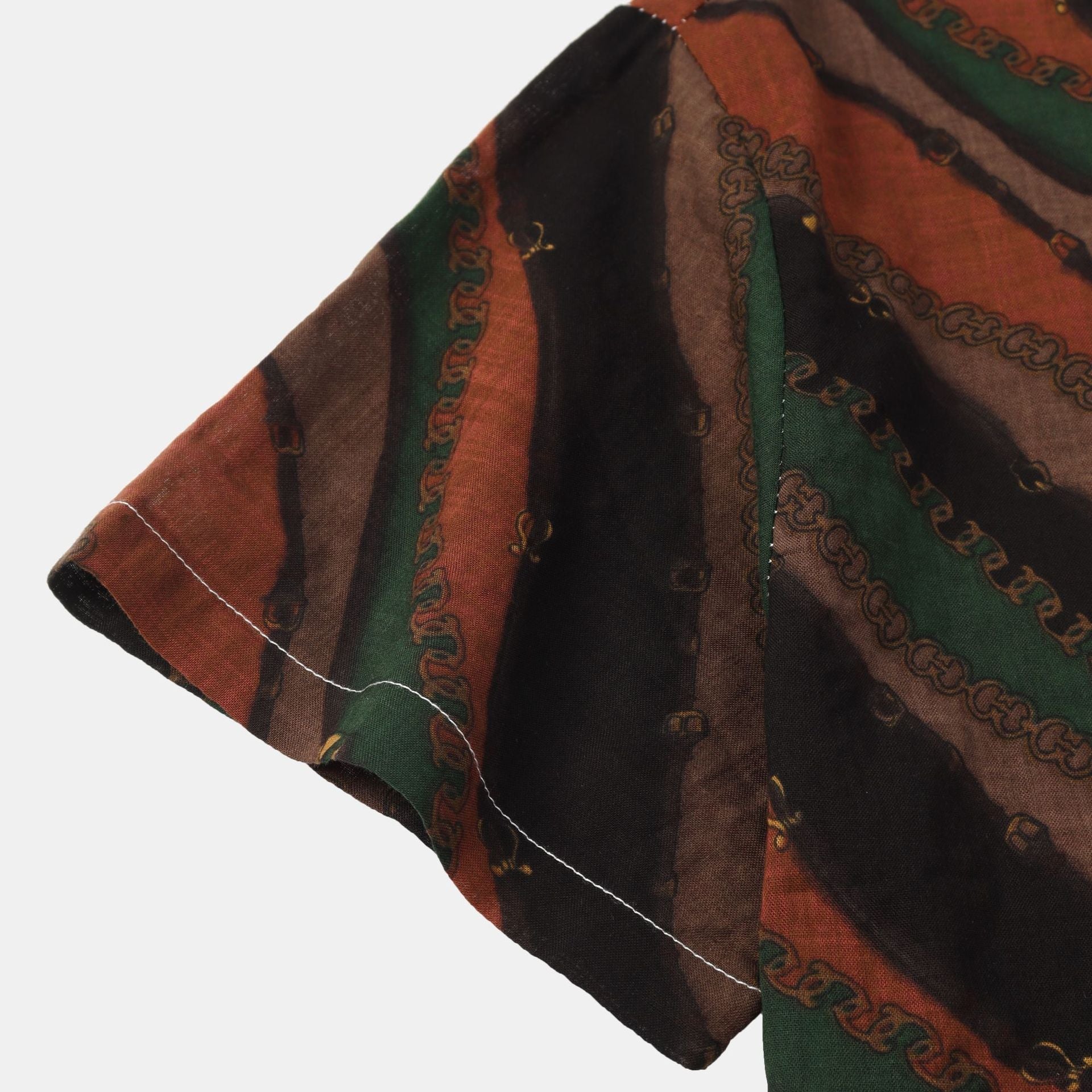 Vintage Waves Button-Up