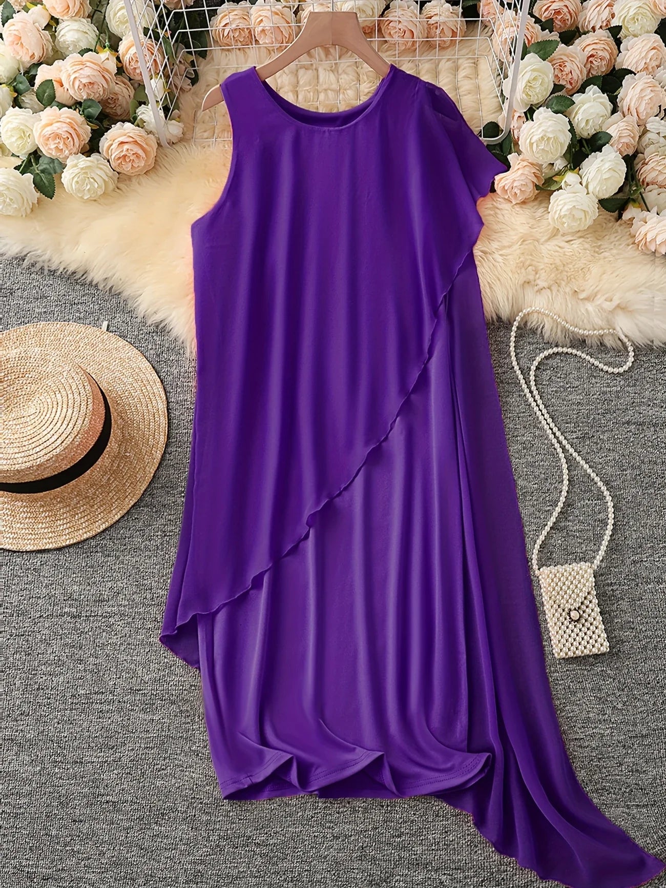 Moore | Sleeveless Elegant Dress