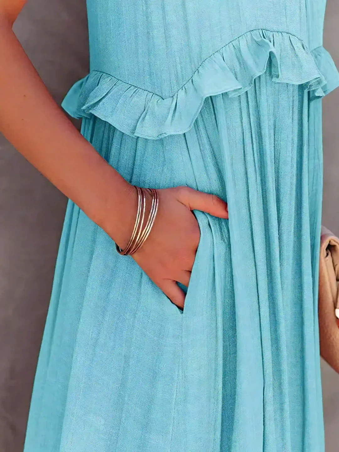 Moore | Ruffle Breeze Maxi Dress