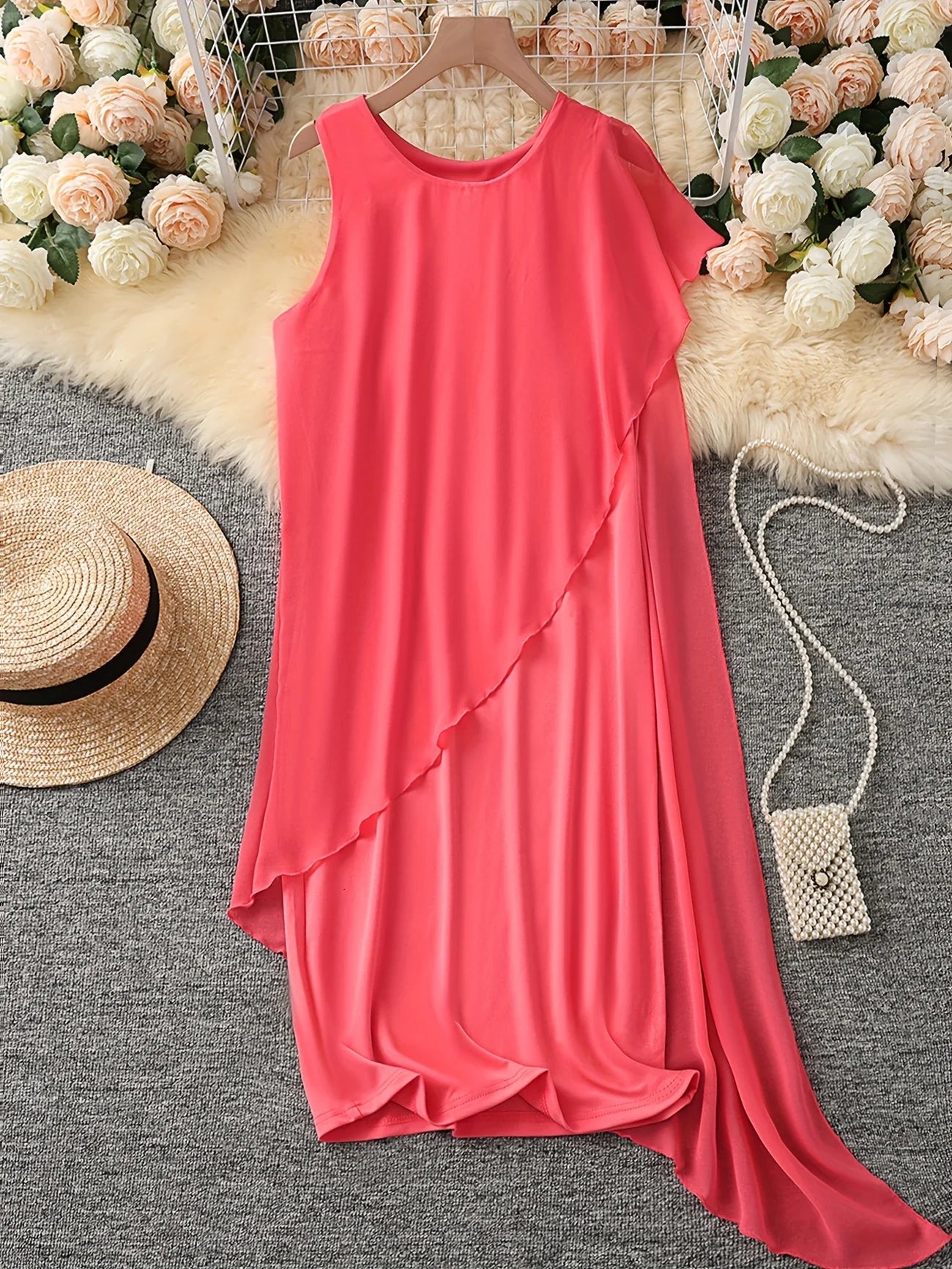 Moore | Sleeveless Elegant Dress