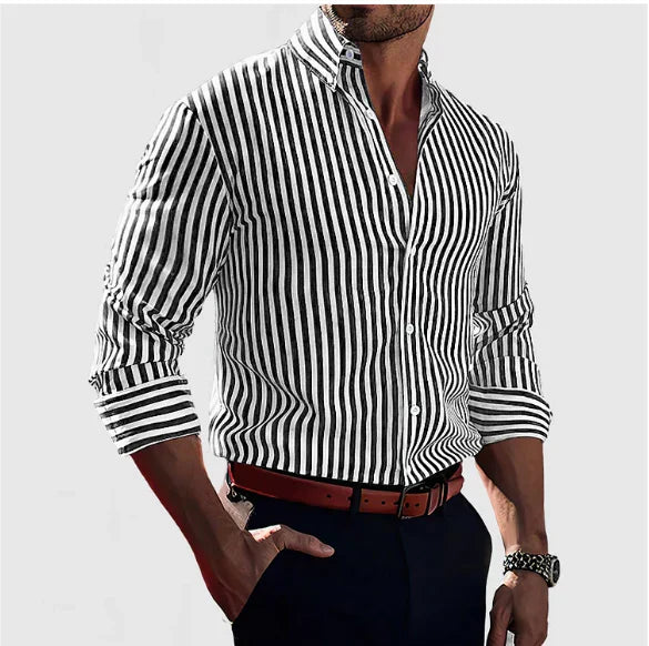 Moore | Confidence Striped Shirt