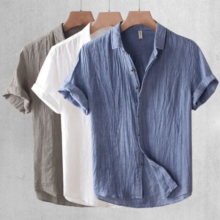 Moore | Elegant Short-Sleeve Shirt with Buttons