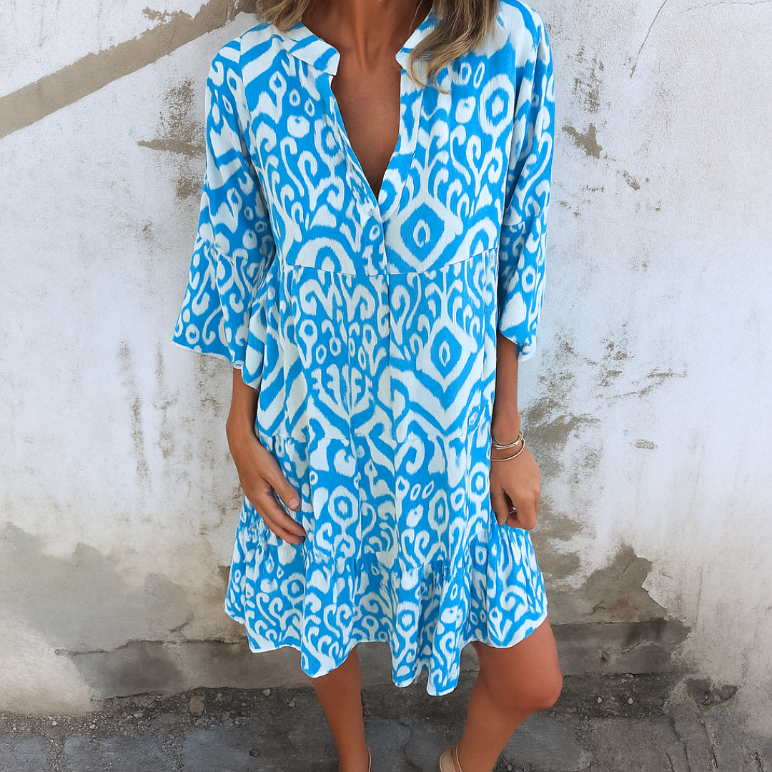 Moore | Elegant V-Neck Dress