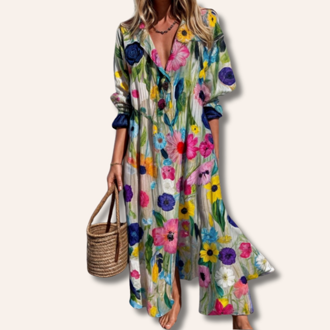 Moore | Women’s Bohemian Chic Dress | Midi