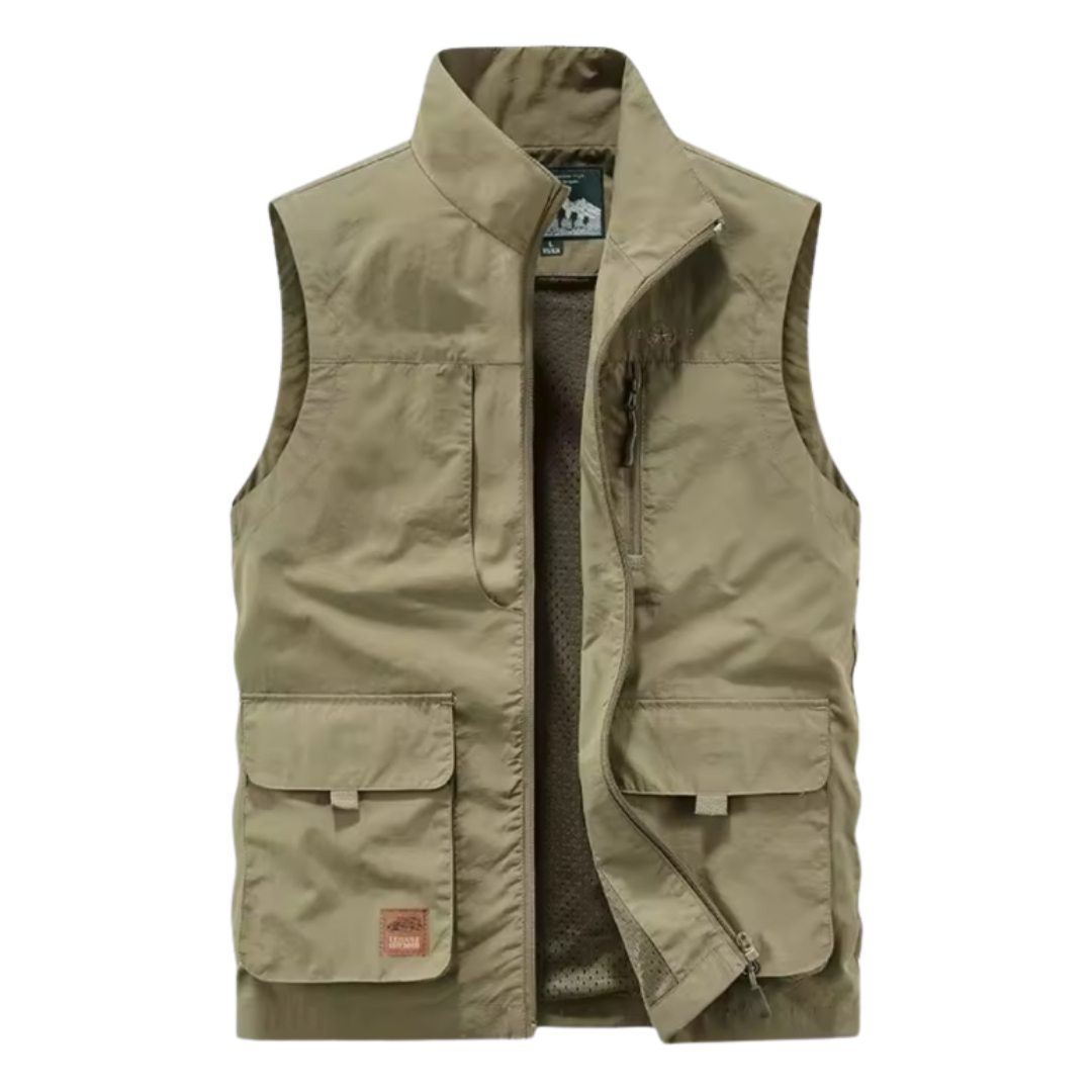 Moore | Multi-Pocket Breathable Outdoor Cargo Gilet
