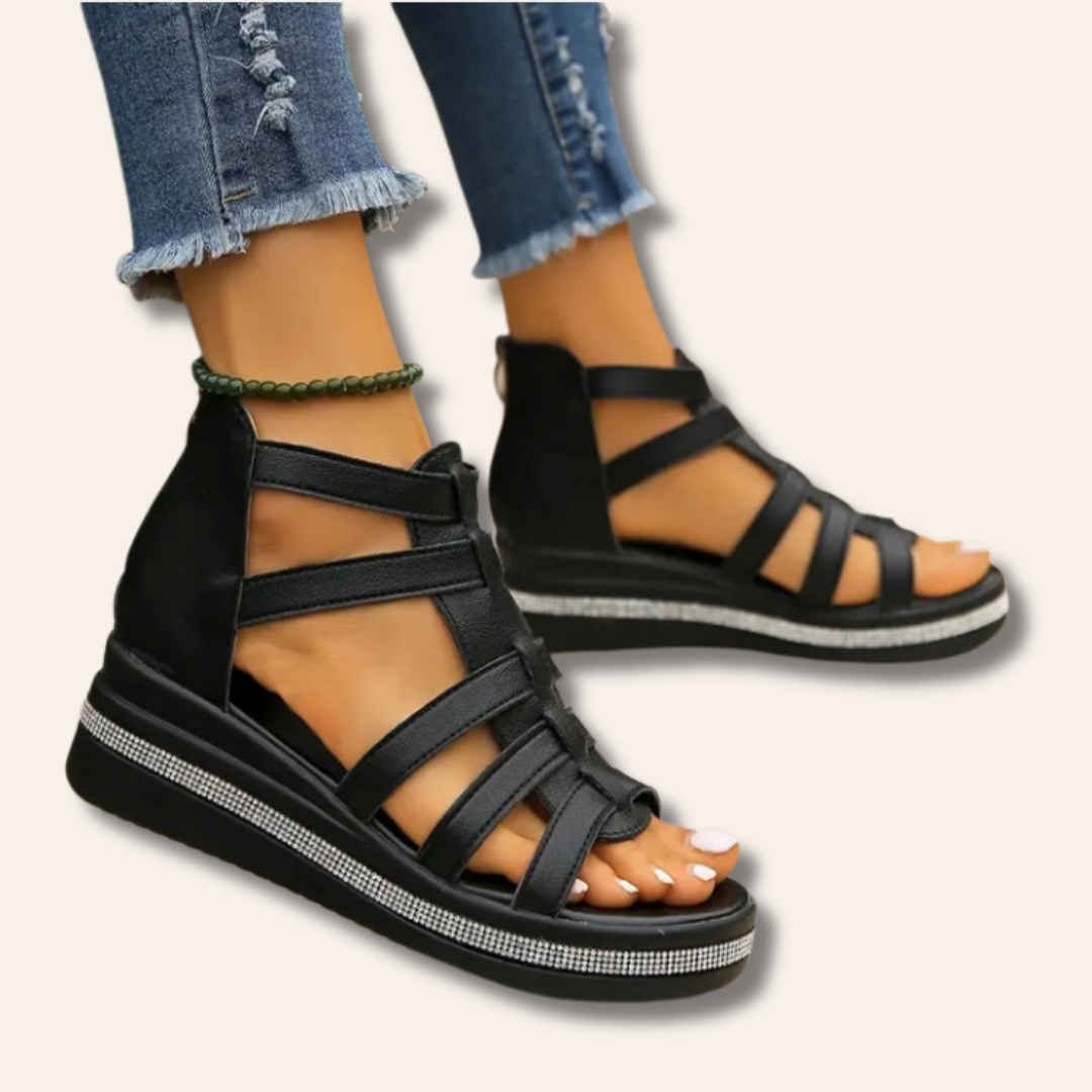Moore | Elegant Wedge Sandals