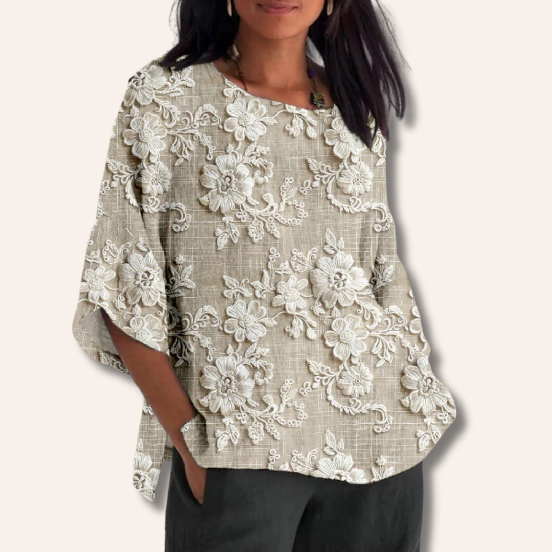 Moore | Vintage Printed Top
