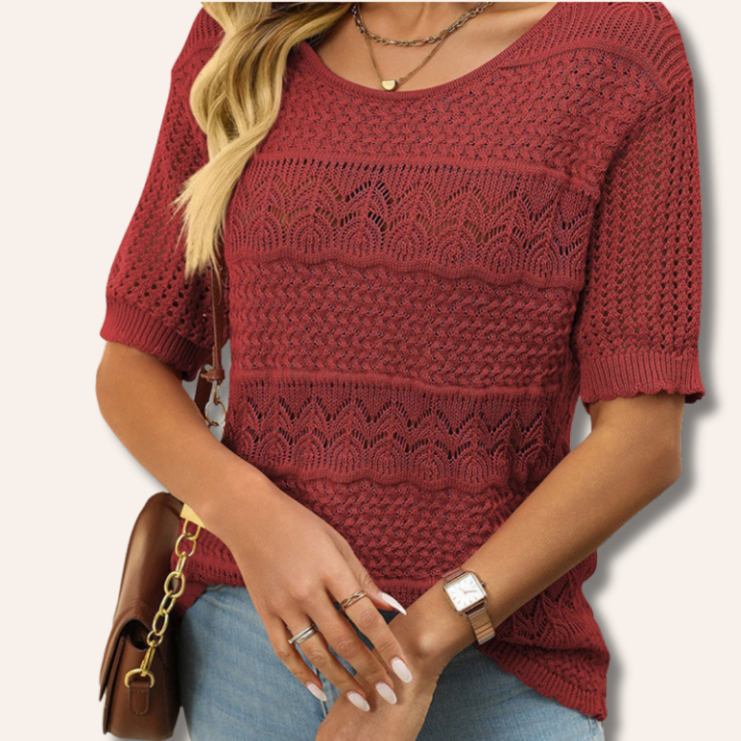 Moore | Knit Crochet Sweater