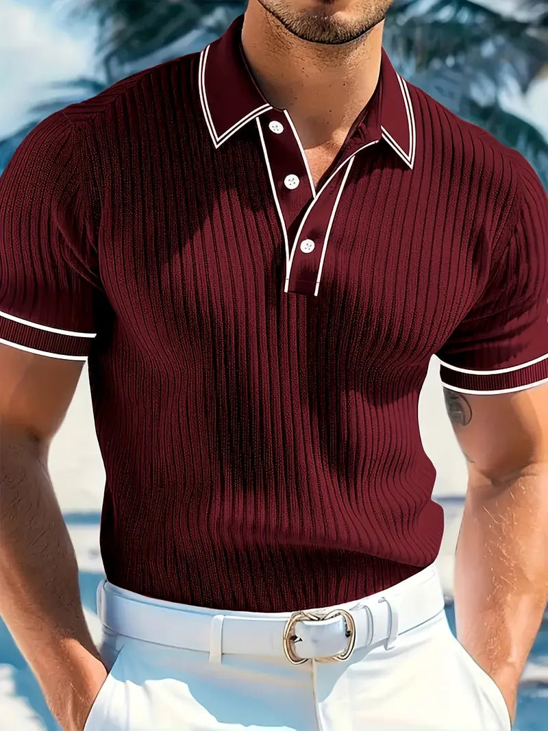 Moore | Elegant Short Sleeve Polo
