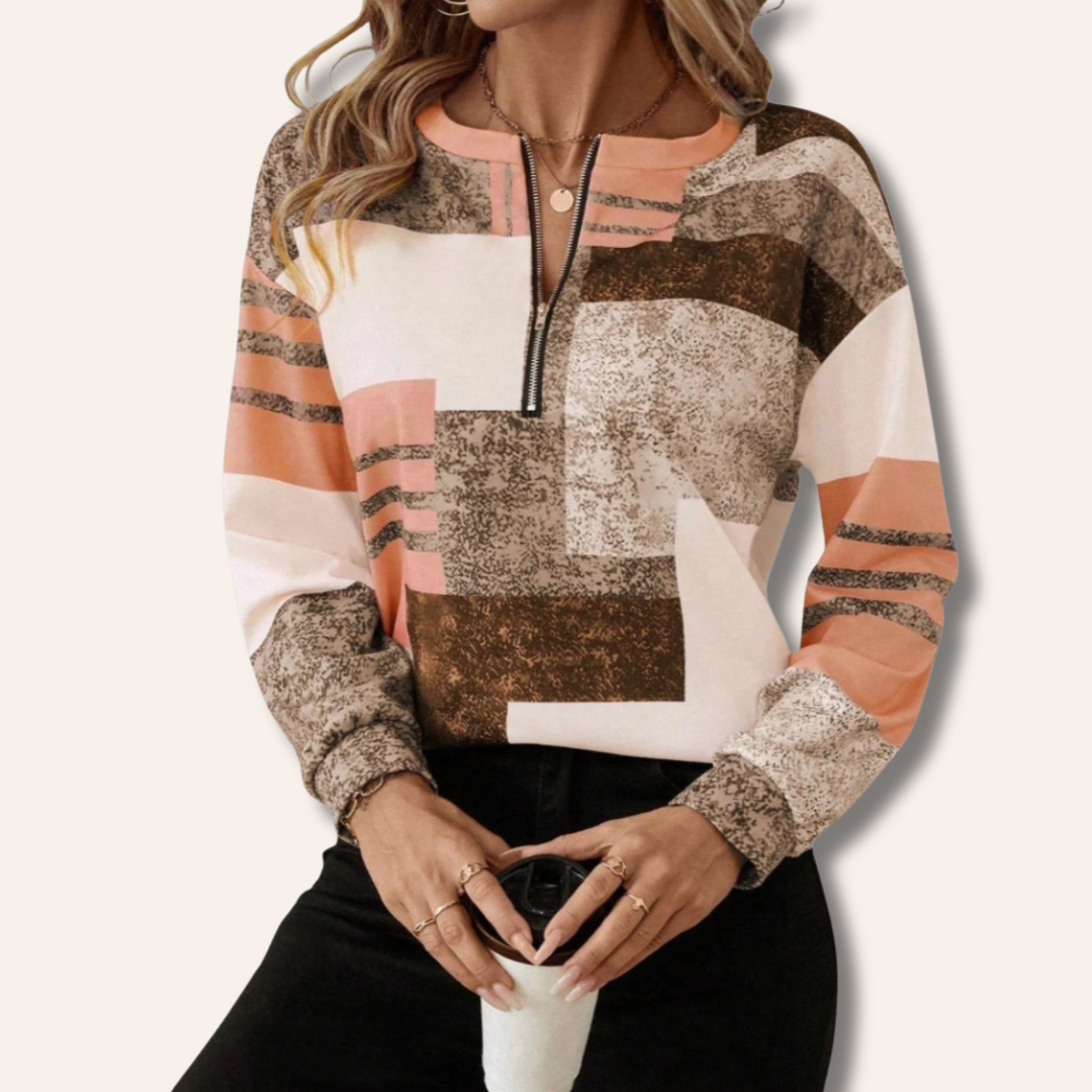 Moore | Elegant Half-Zip Jumper