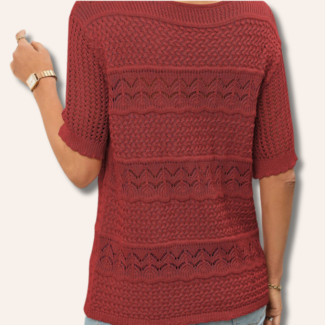Moore | Knit Crochet Sweater