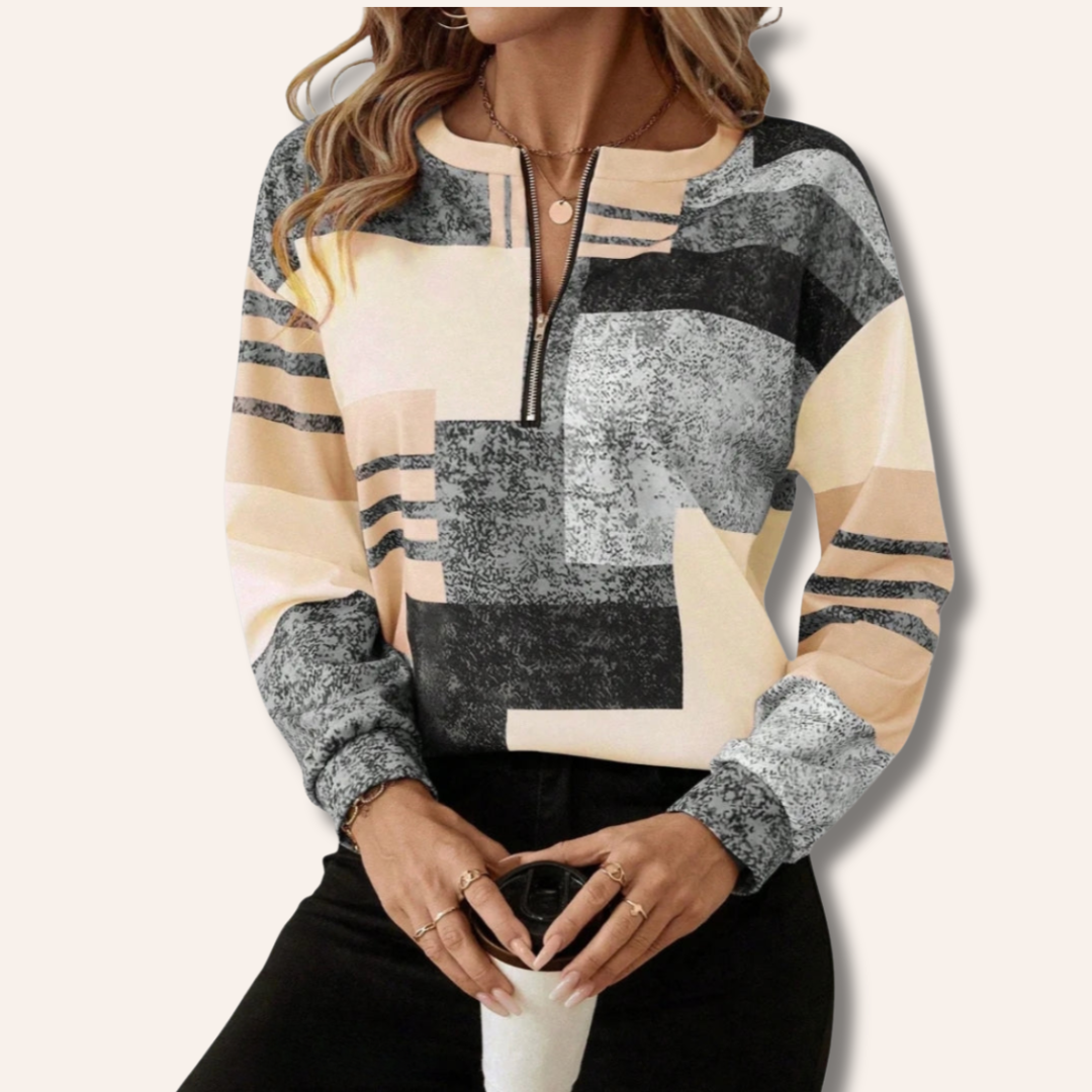 Moore | Elegant Half-Zip Jumper