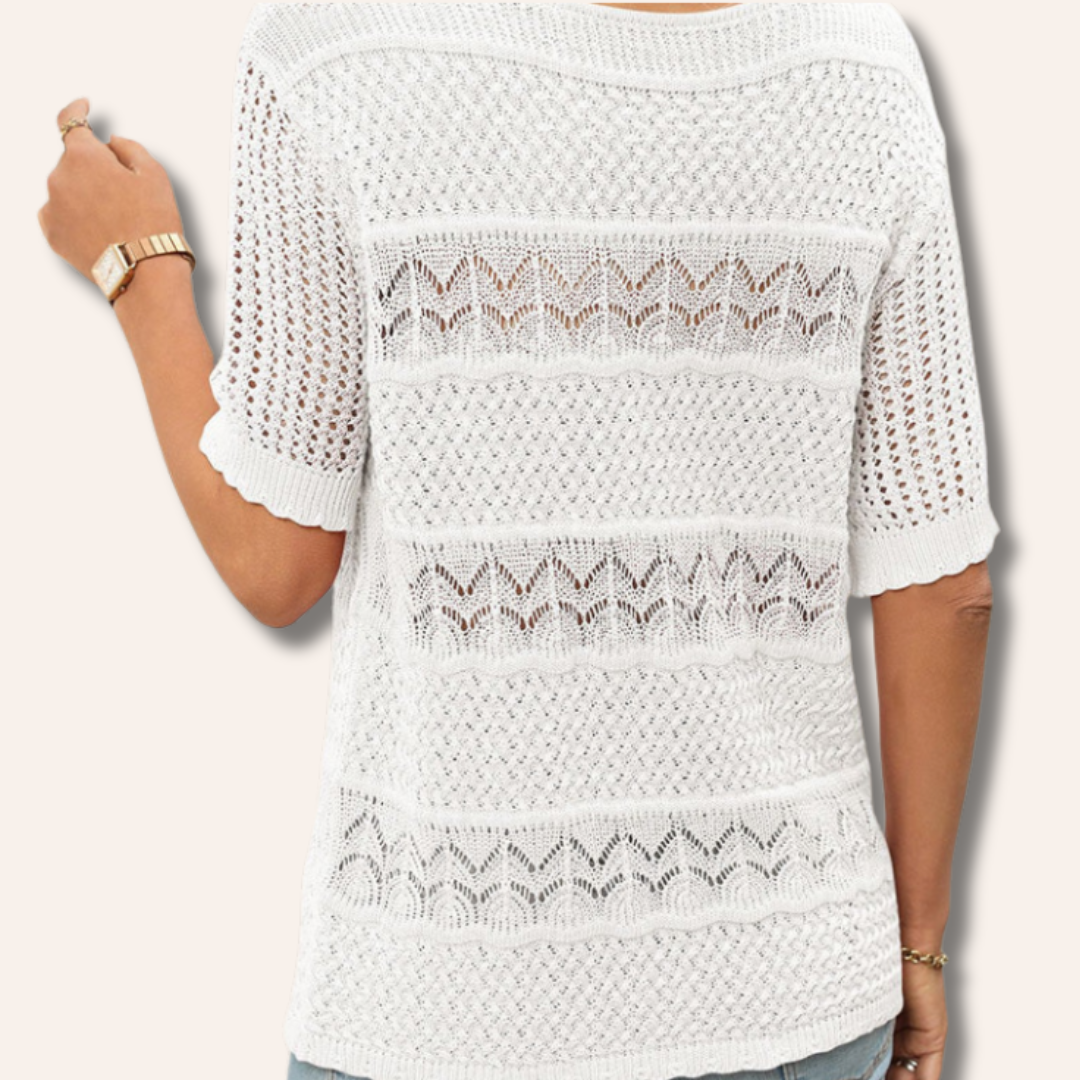 Moore | Knit Crochet Sweater