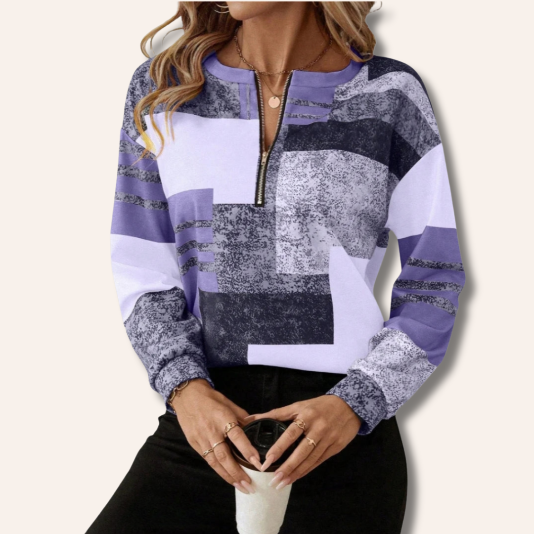 Moore | Elegant Half-Zip Jumper