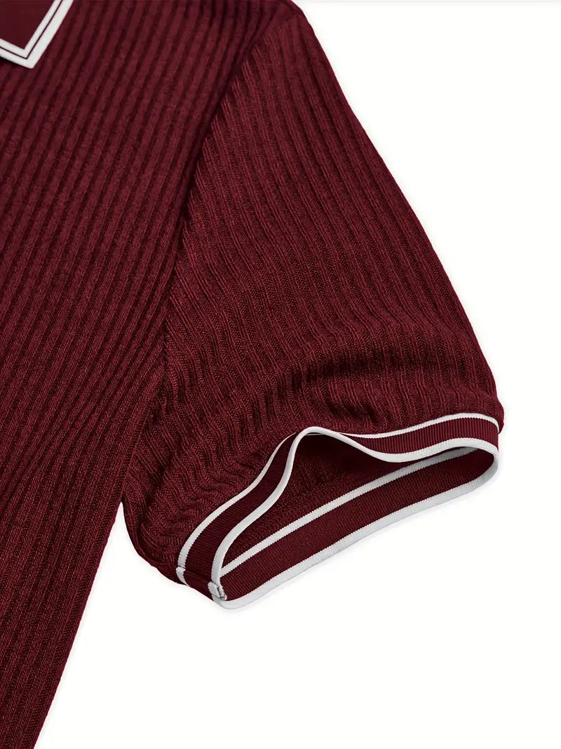 Moore | Elegant Short Sleeve Polo