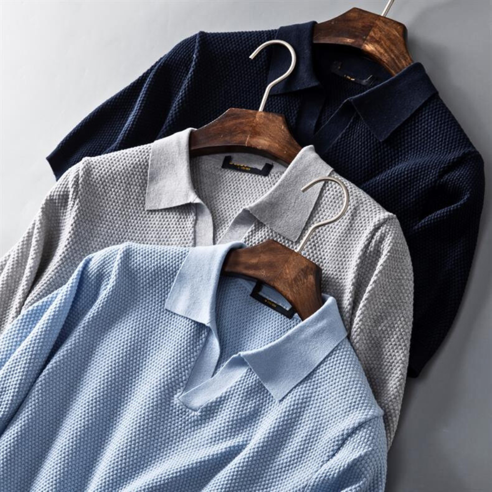 Moore | Timeless Knit Polo Shirt