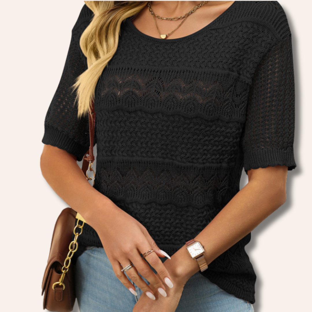 Moore | Knit Crochet Sweater